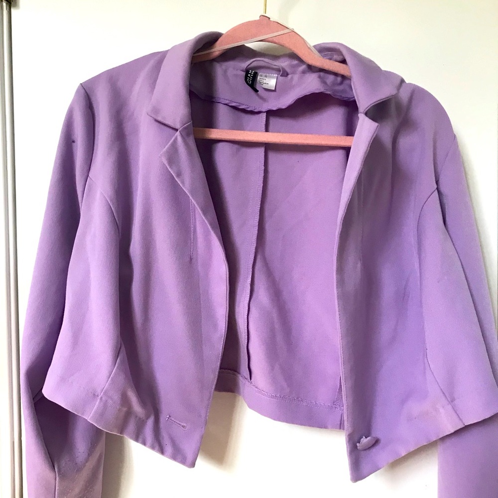 Lavender Half Blazer Jacket